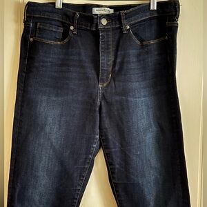 Banana Republic Dark Blue high rise skinny ankle Jeans